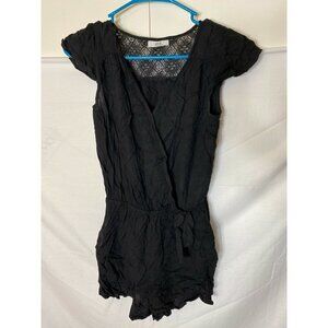 JOE B SHORTS ROMPER JUMPER SIZE SMALL‎ BLACK WOMENS JUNIORS